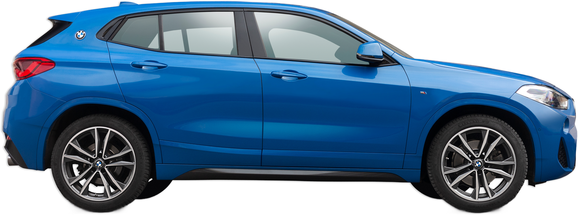Blue BMW Car