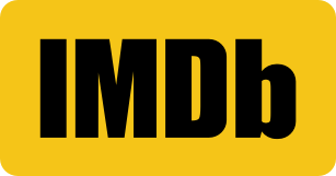 IMDB logo. Contains bold text in black on a yellow background with the text IMDb