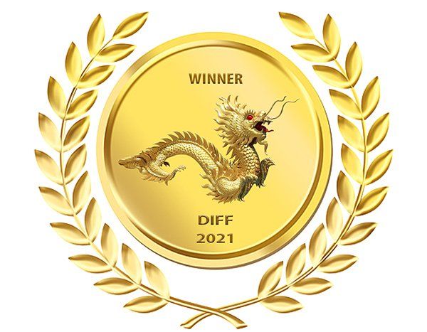 Laurel with text,Winner, DIFF 2021