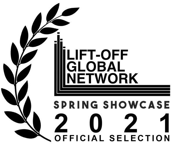 Laurel with text, lift-off global network, spring showcase, 2021