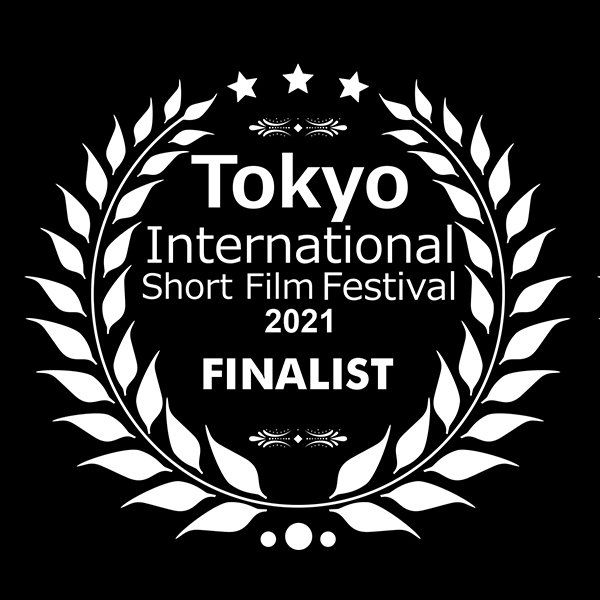 Laurel with text,Toyko international short film festival 2021, finalist