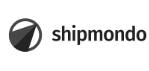 Et sort-hvidt billede af shipmondo-logoet.