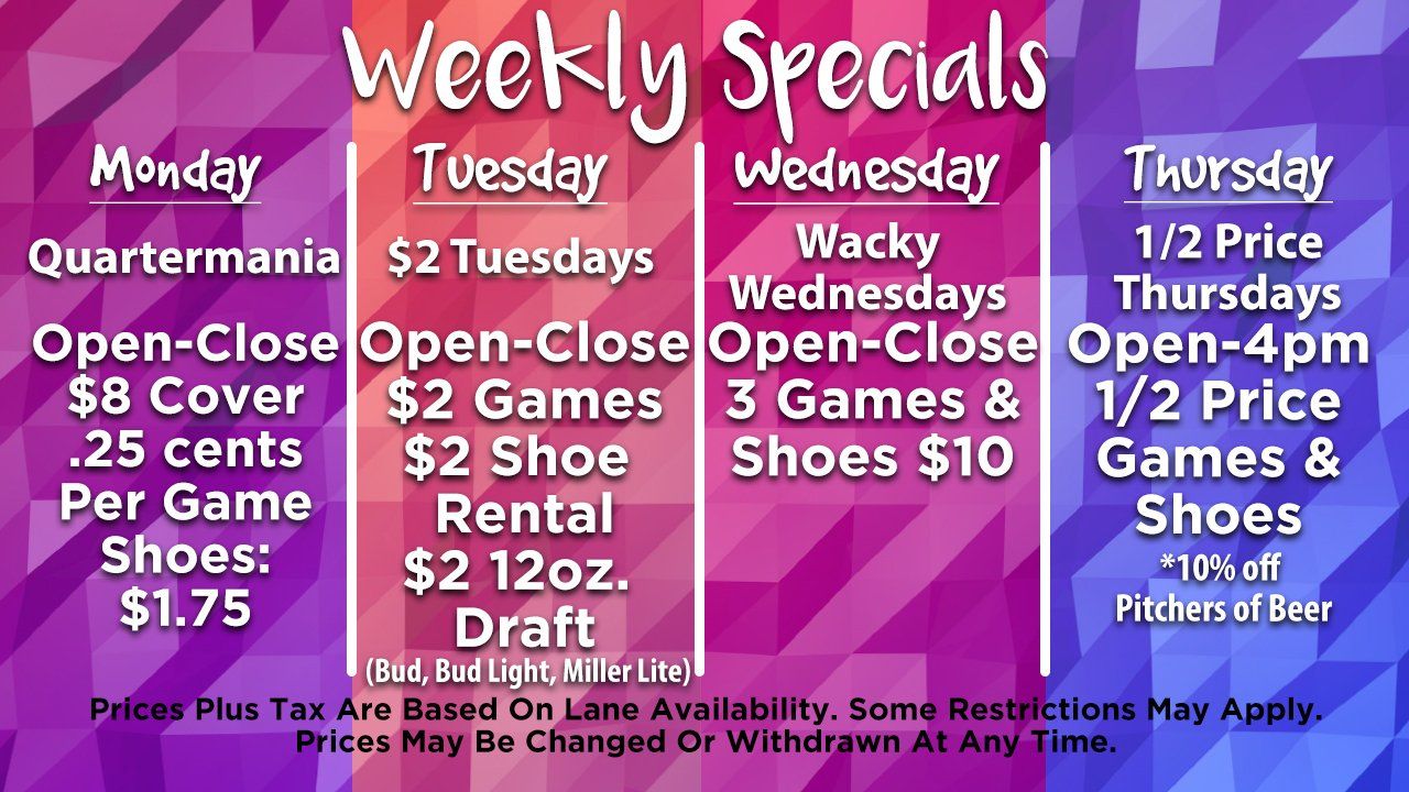 Bowling Alley Jacksonville, FL Jax Lanes Bowling Center