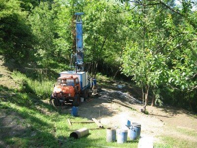 carotaggio in un bosco