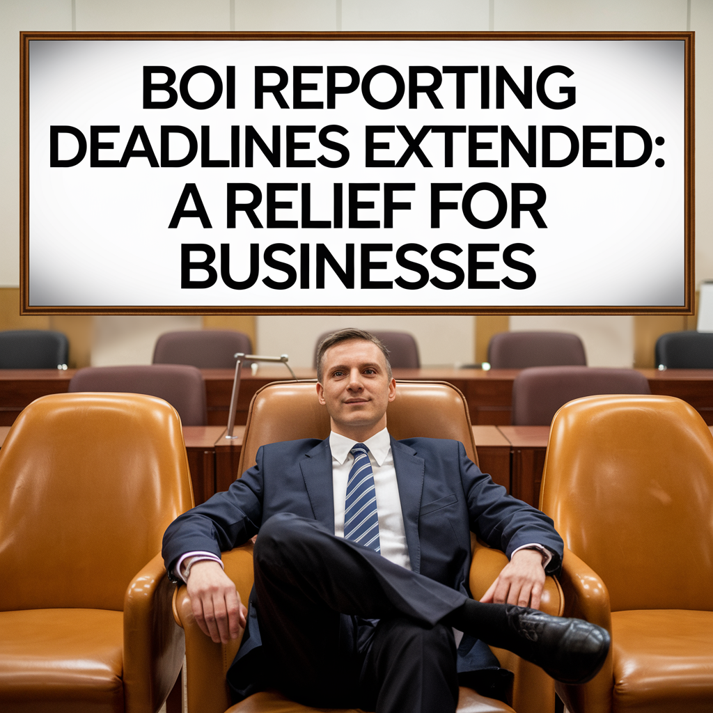 Business owner preparing for BOI reporting compliance.