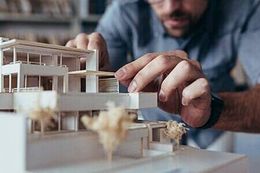 Architect Making Model House — Custom