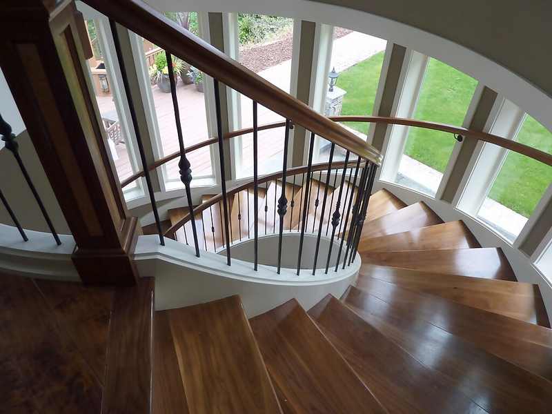 Custom Spiral Staircase — Residential Custom