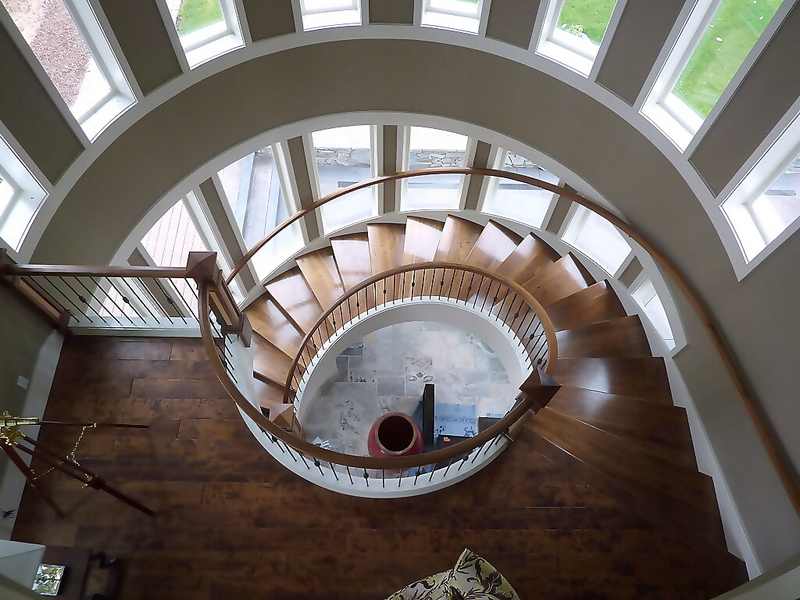 Custom Spiral Staircase 2 — Residential Custom