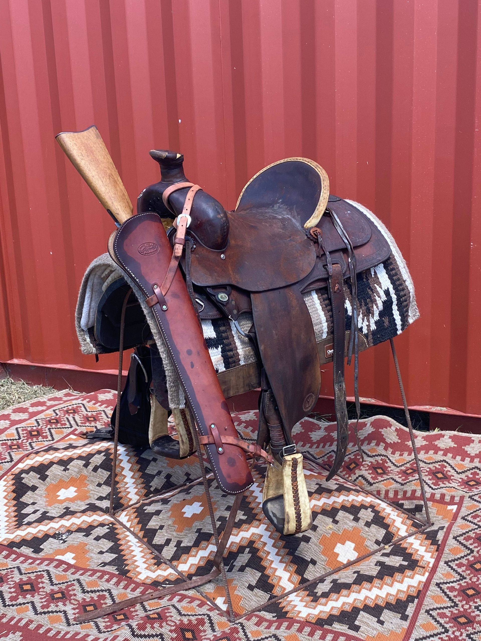 western movie prop rental saddle