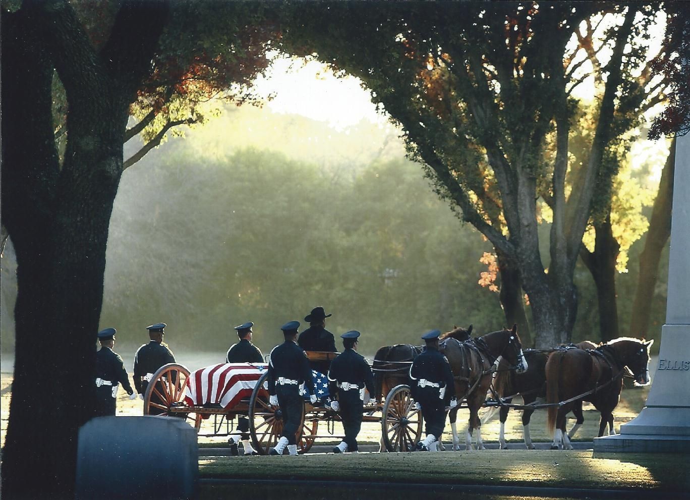 funeral caisson service