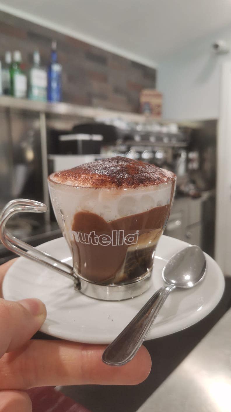 Caffè con nutella