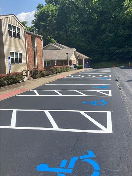 pavement striping example