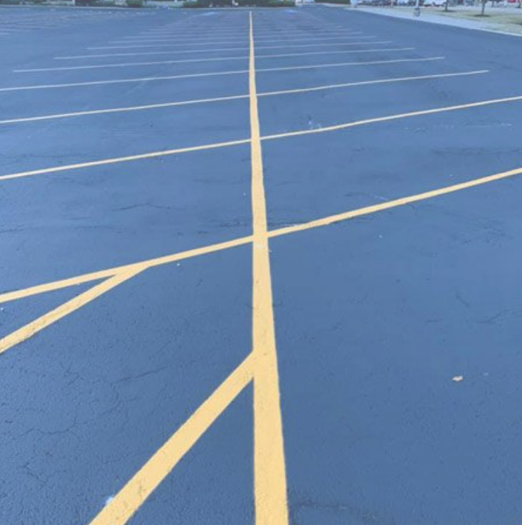 image of pavement striping