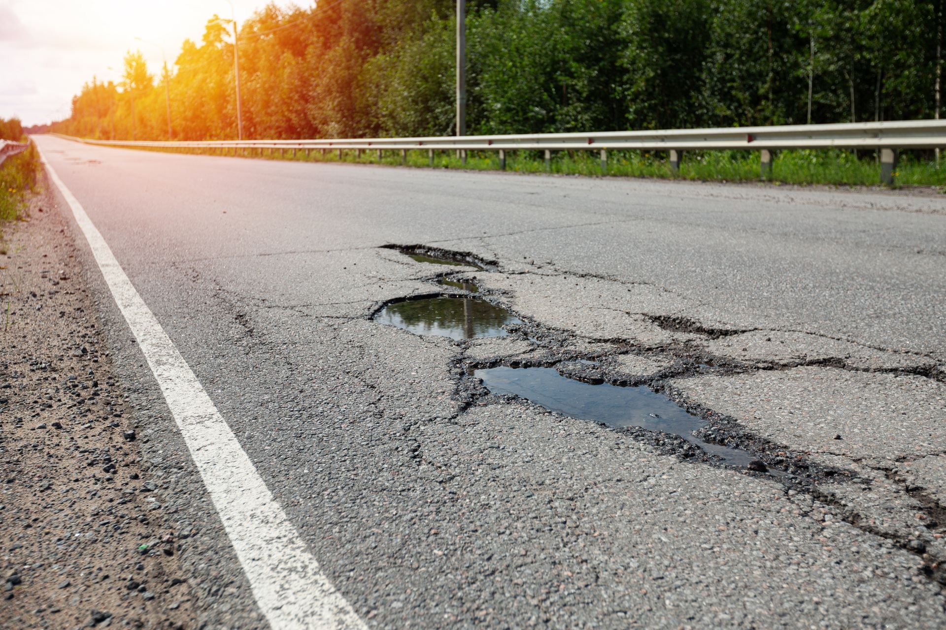 image of road pothole