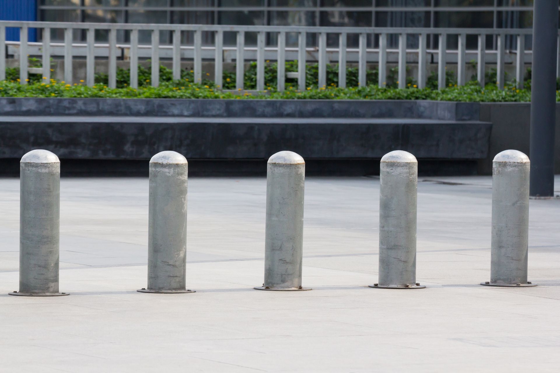 concrete bollards