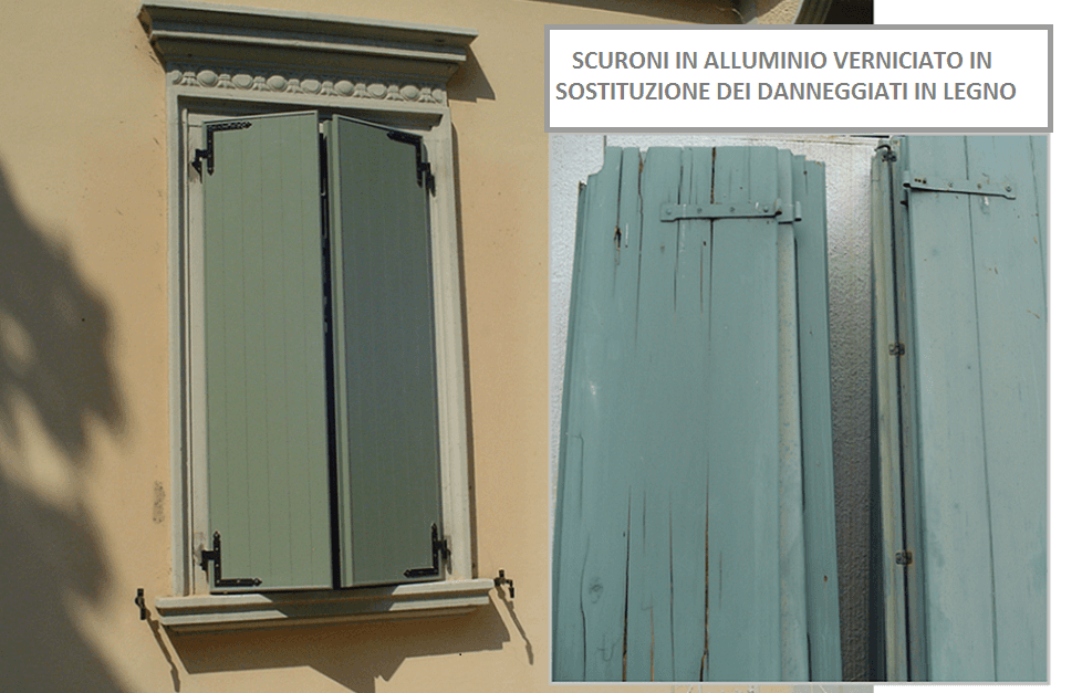 Scuroni in alluminio