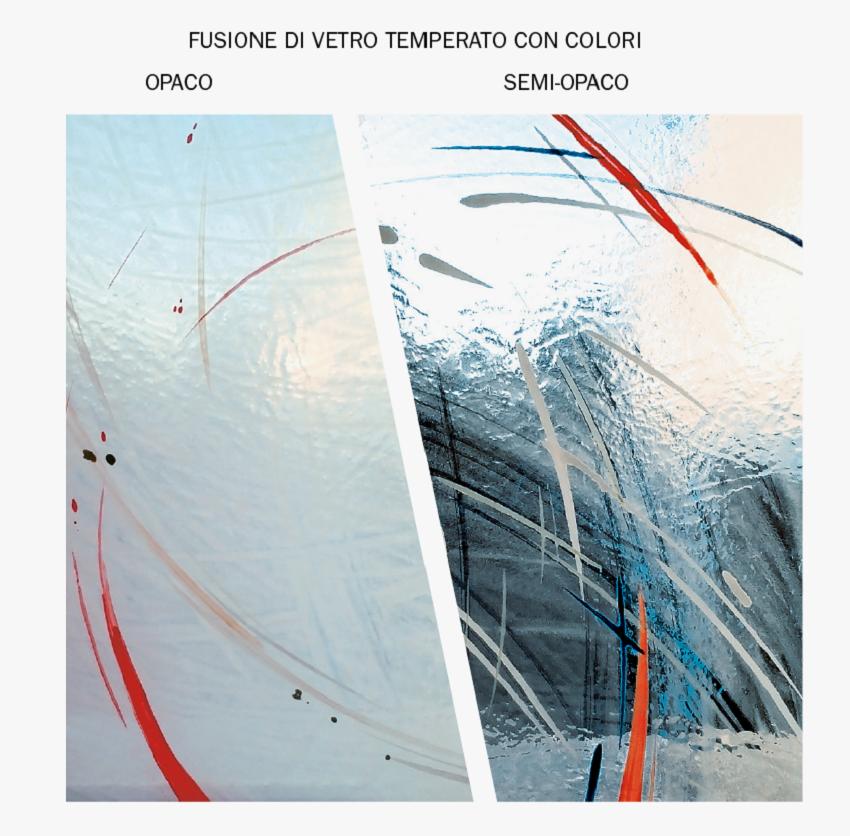 Fusione di vetro temperato