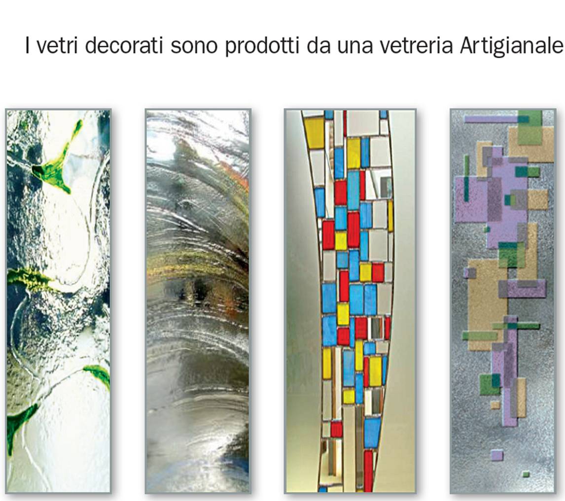 Vetri decorati artigianali