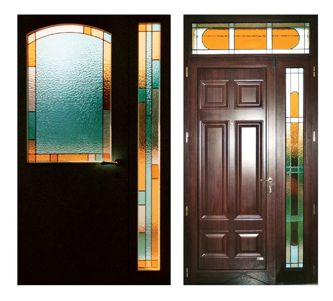 Vetro decorato per porte