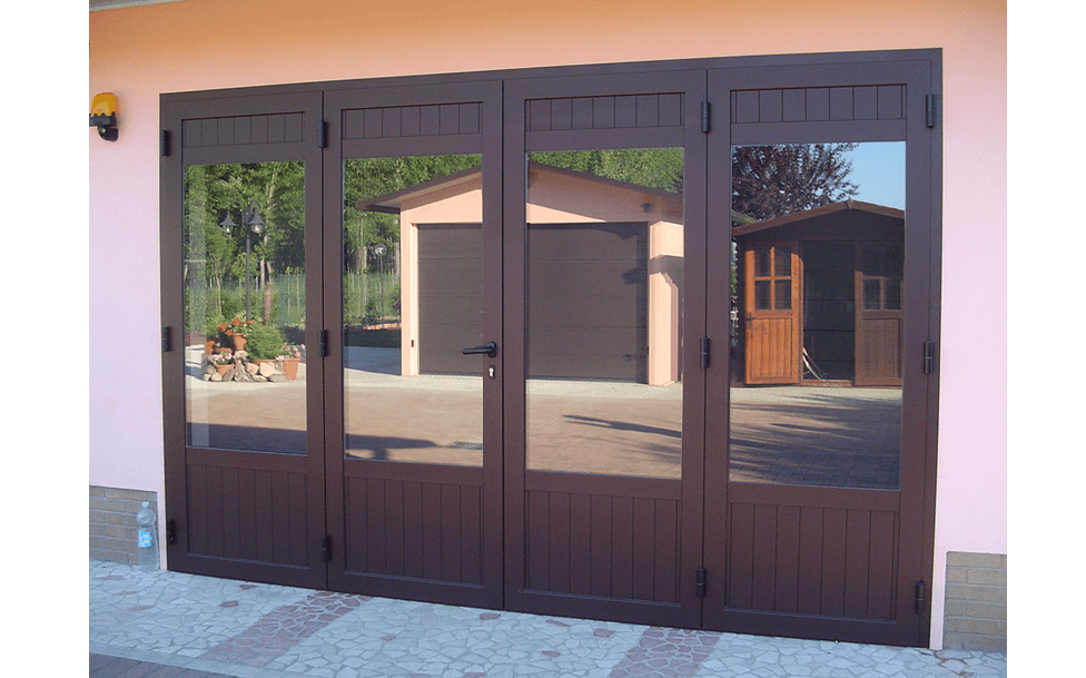 Portoncino con vetri