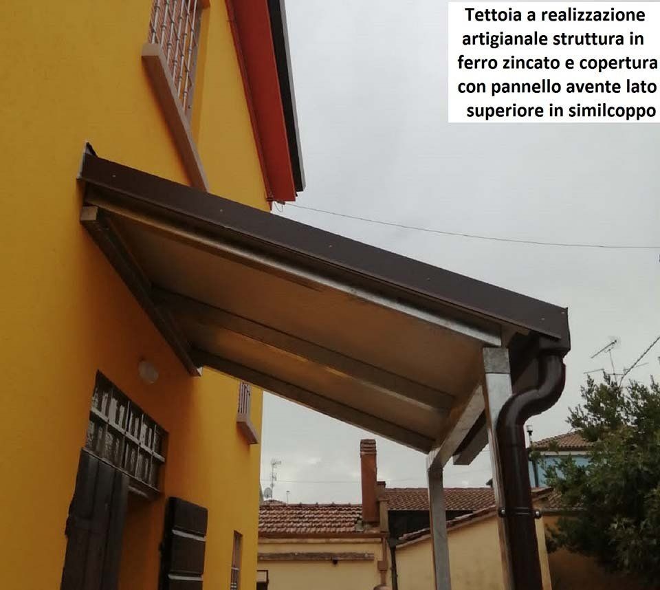 Tettoia artigianale