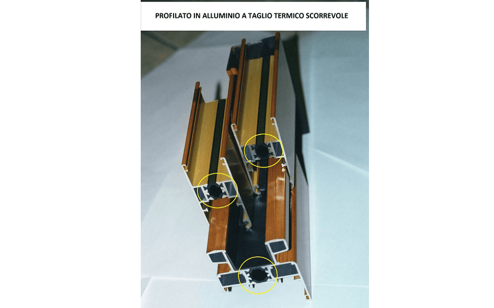 Profilato in alluminio