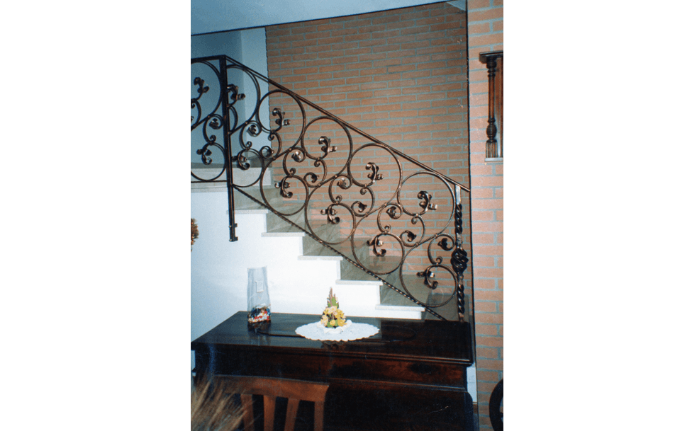 Ringhiera in ferro battuto