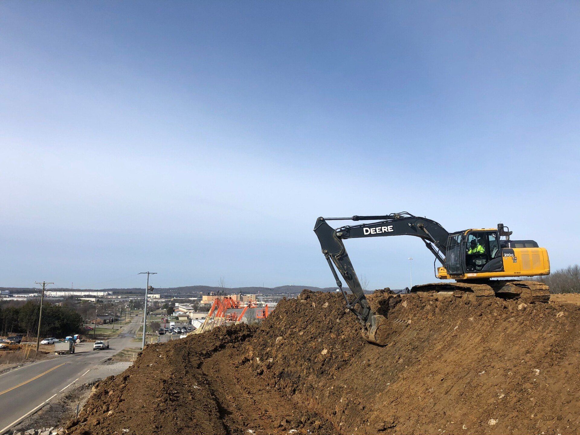 Engineer on Construction Site – Greenbrier, TN – Diehl's Excavating & Land Management
