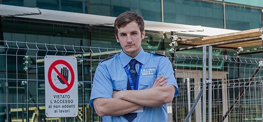 Surveillance of a construction site