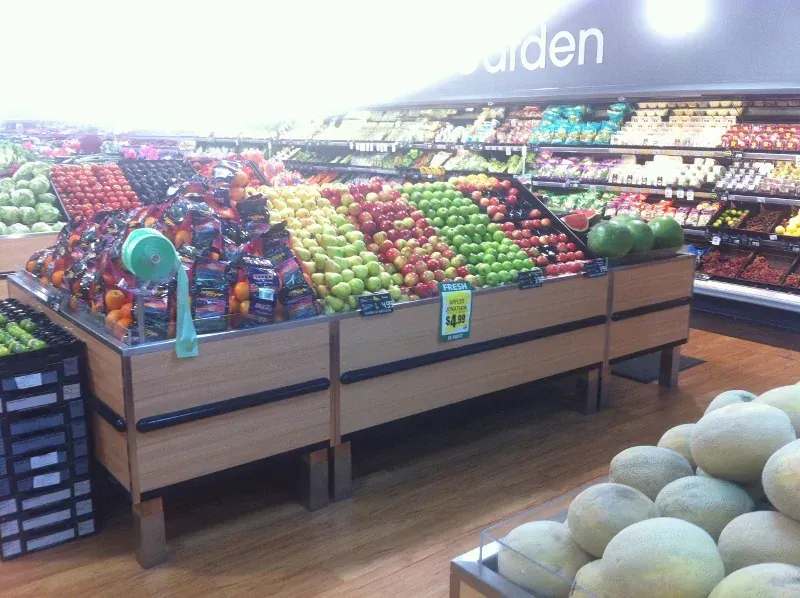 Supermarket fruit display | Adelaide, SA | Shopfitting Industries