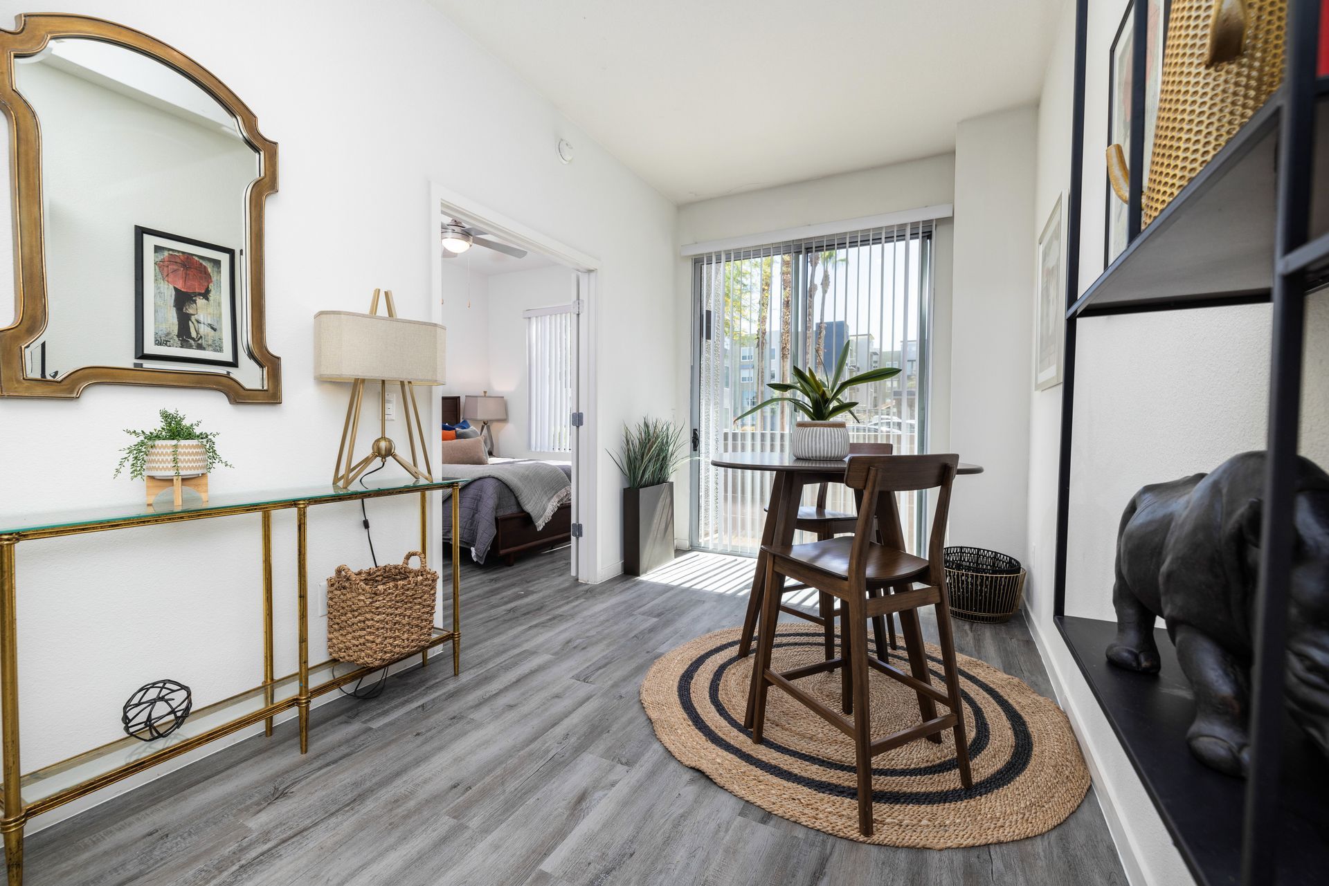 Living room at The Access in Tempe, AZ.