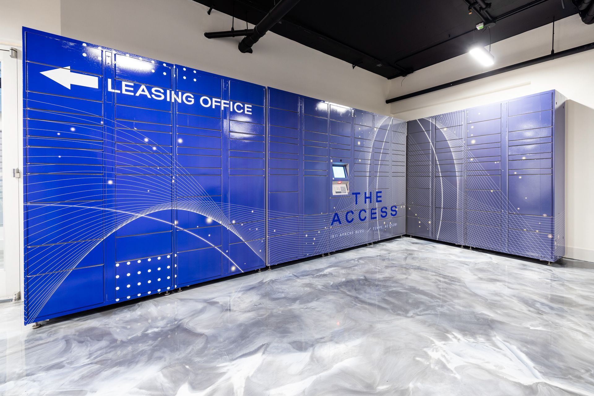 Package room at The Access in Tempe, AZ.