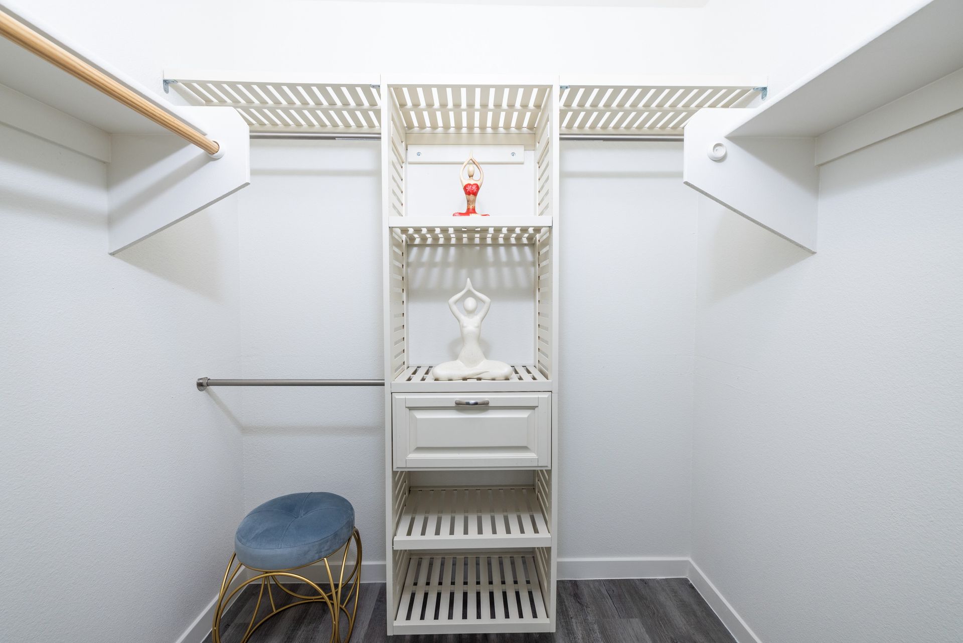 Walk-in closet at The Access in Tempe, AZ.