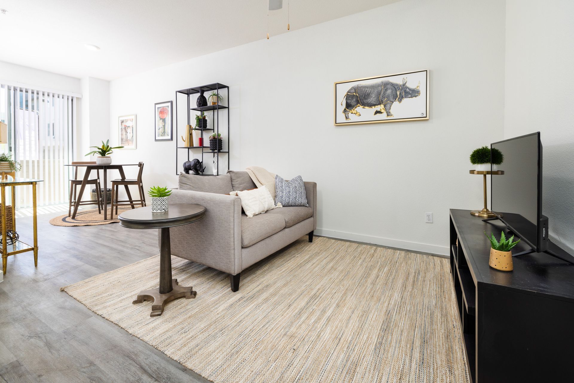 Living room at The Access in Tempe, AZ.