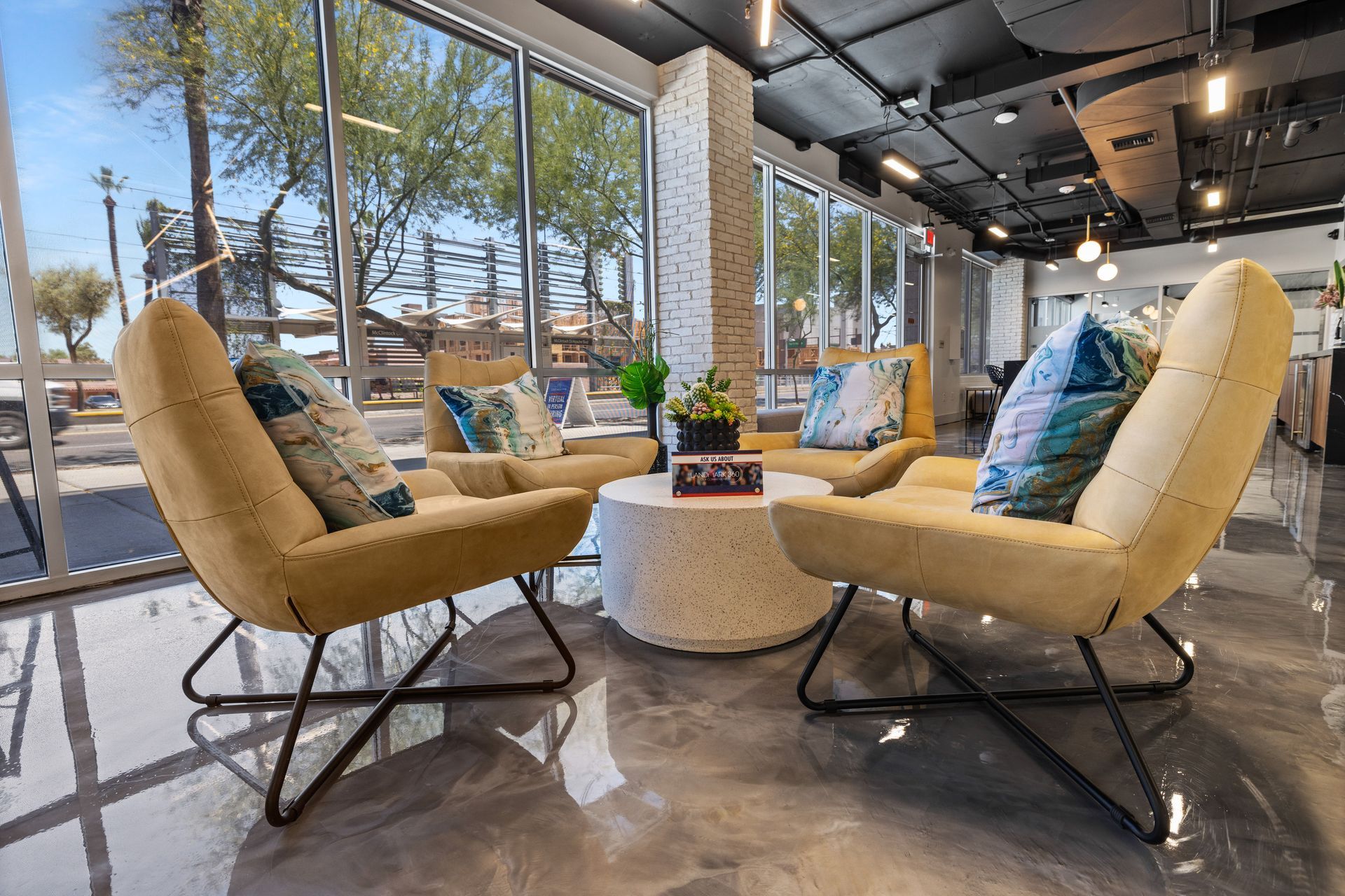 Seating area at The Access in Tempe, AZ.