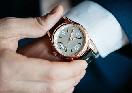 Fashion Watches — Men's Watch on His Hand in Madison, WI