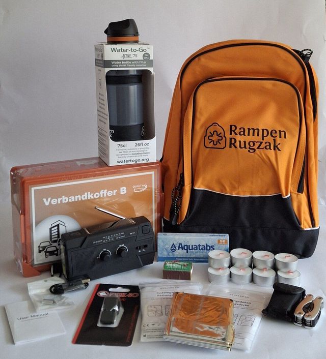 Noodpakket basis + waterfilter