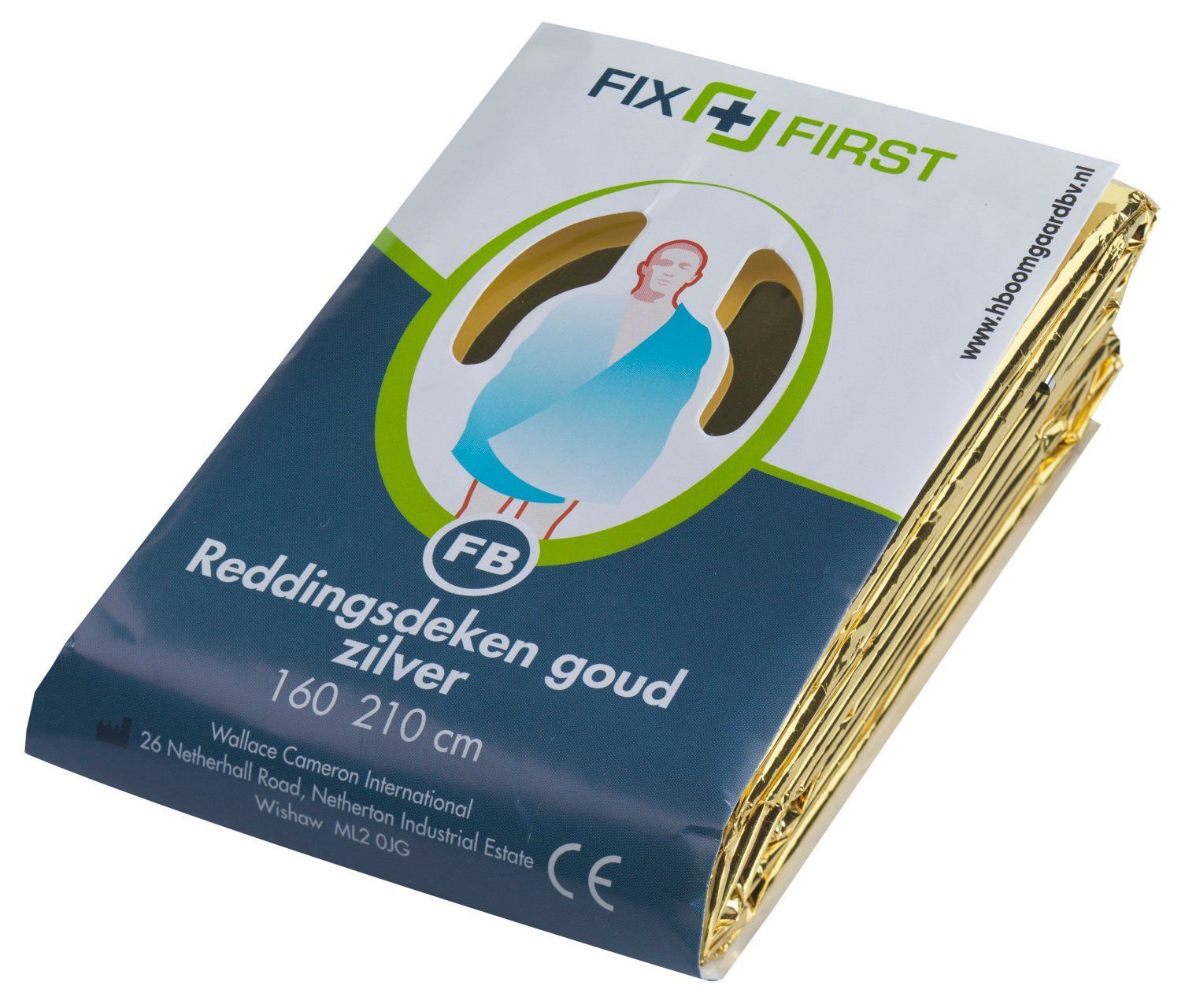 Reddingsdeken folie Goud - Zilver