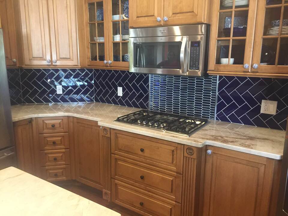 Glossy Marble Kitchen Top — Palm Harbor, FL — Tarpon Marble, Inc.