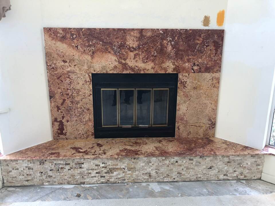 Rustic Marble Wall — Palm Harbor, FL — Tarpon Marble, Inc.