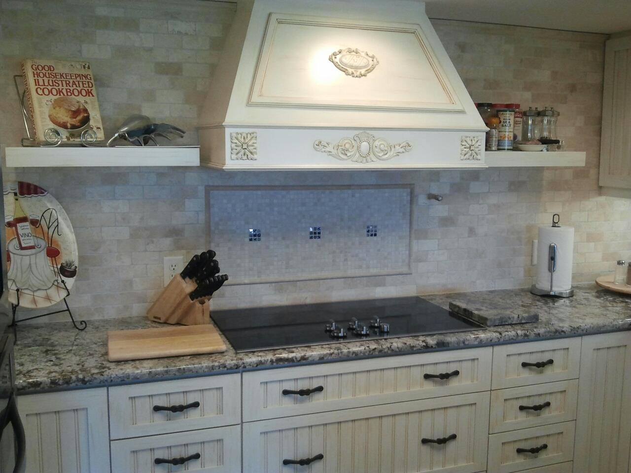 Stove with Kitchen Hood — Palm Harbor, FL — Tarpon Marble, Inc.