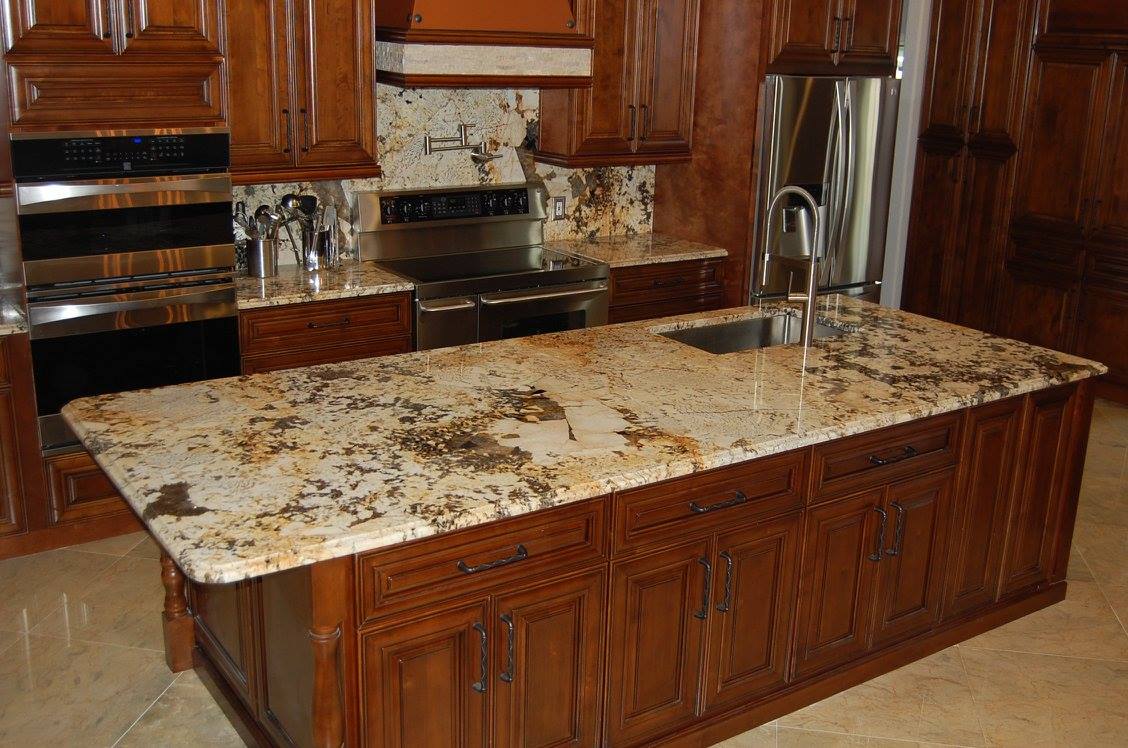 Rustic Marble Countertop and Walls — Palm Harbor, FL — Tarpon Marble, Inc.