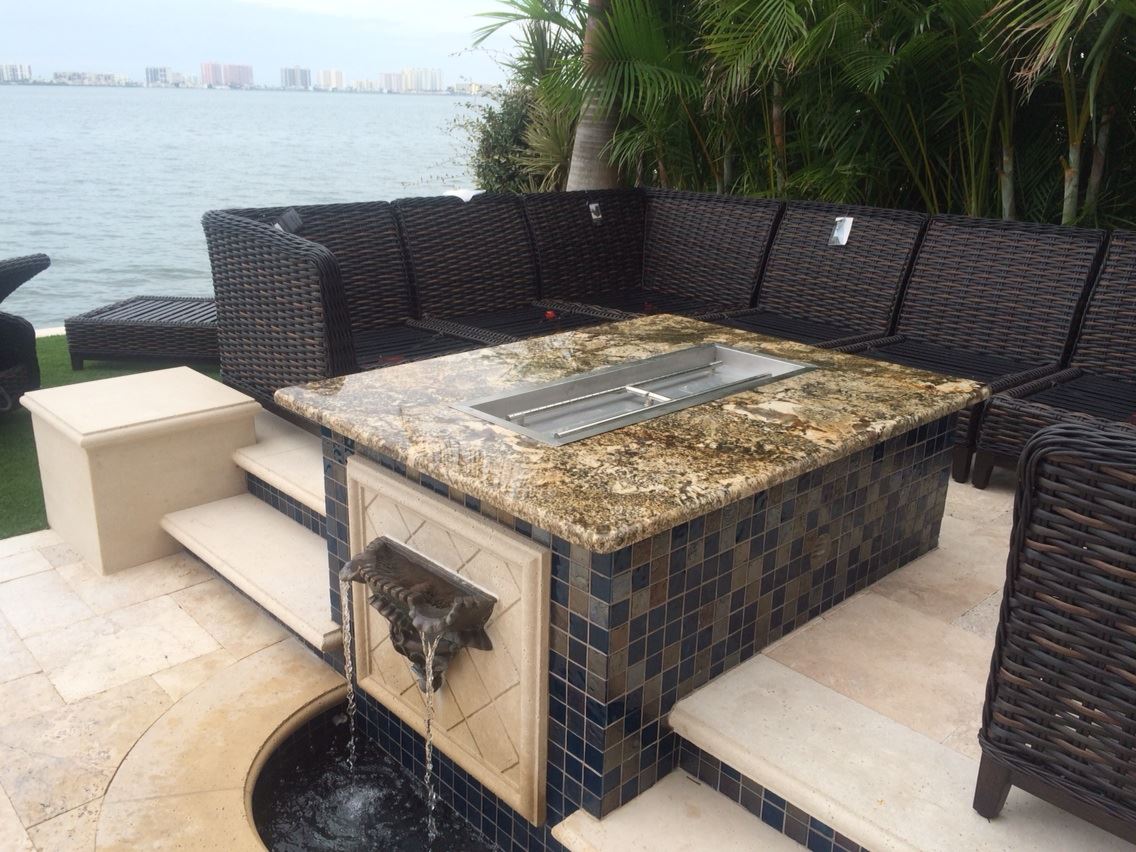 Outdoor Marble Surface — Palm Harbor, FL — Tarpon Marble, Inc.