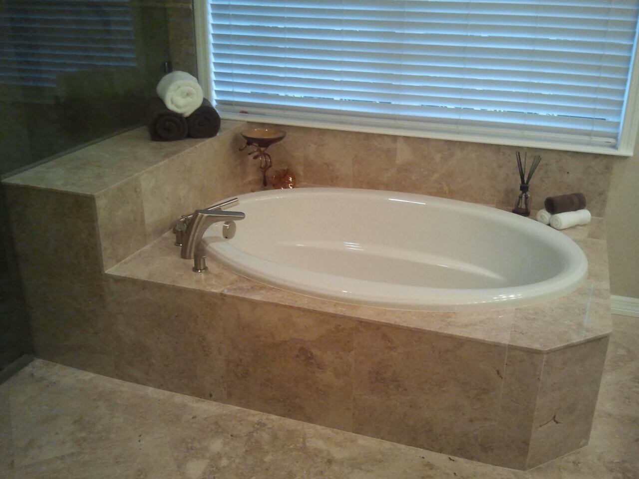 Solid Marble Bathroom — Palm Harbor, FL — Tarpon Marble, Inc.