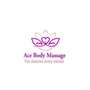 Ace Body Massage logo: