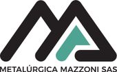 Un logotipo para una empresa llamada Metalurgicala Mazzoni.