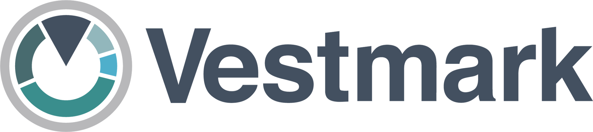A logo for vestmark is shown on a white background.