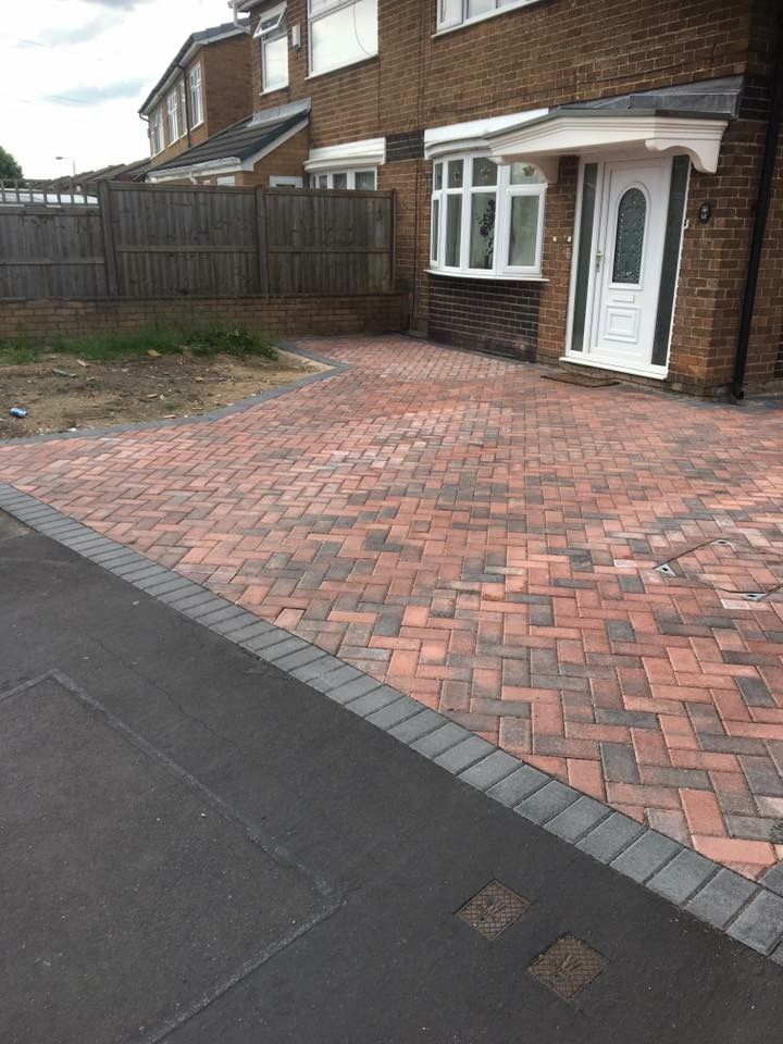 Block paving driveways Leamington