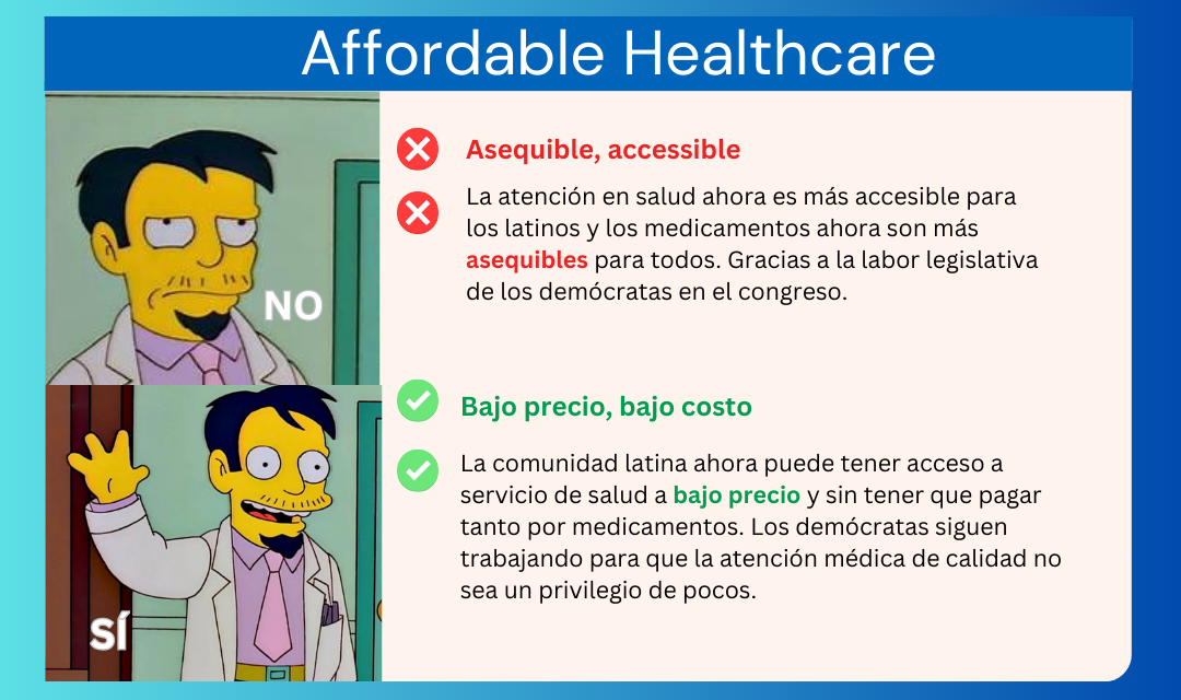 A poster for affordable healthcare with a picture of bart simpson