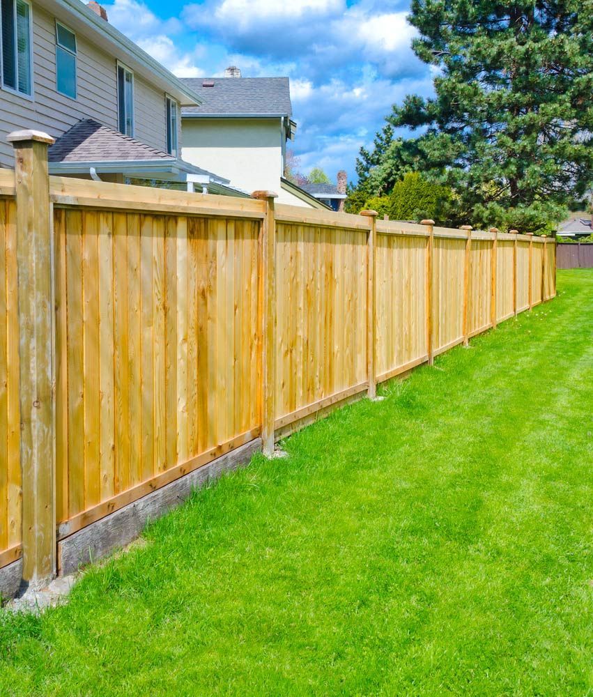 Outlook Of The Wooden Fence — Roofing & Fencing in Tamworth, NSW